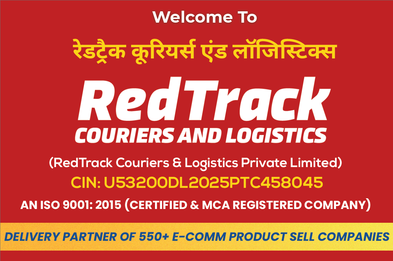 RedTrack Courier - ISO 9001:2015 Certified company